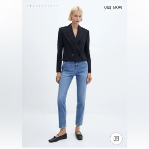 Mango faded mom Jean